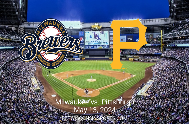 Milwaukee Brewers Host Pittsburgh Pirates in Early May Clash (05/13/2024)