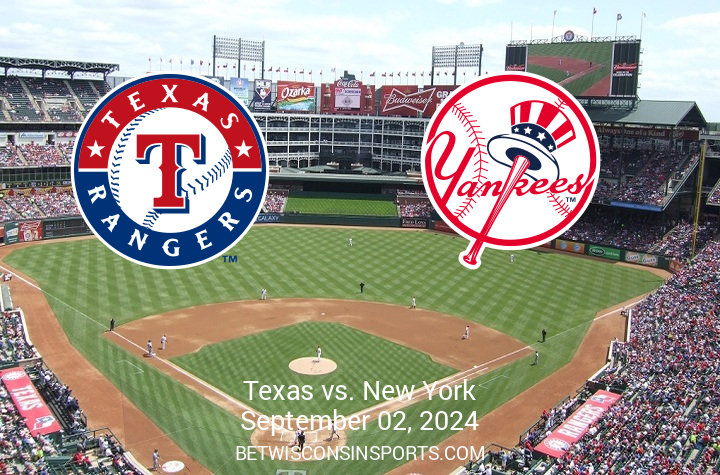 Yankees Clash with Rangers on September 2, 2024 at Globe Life Field