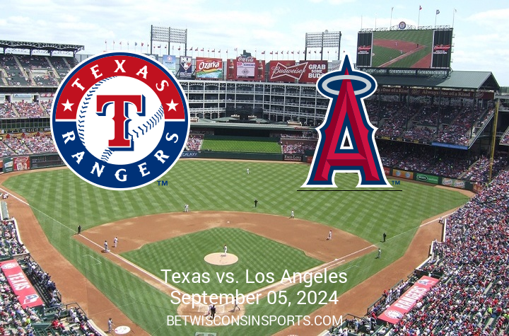 Angels Face Rangers in AL West Showdown on September 5, 2024